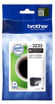Brother LC-3233 Γνήσιο Μελάνι Μαύρο LC-3233BK (DCP-J1100DW / MFC-J1300DW) 3.000 Σελίδες