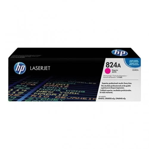 HP toner cartridge magenta (CB383A, 824A) , 21K 3 HP toner cartridge magenta (CB383A, 824A) , 21K