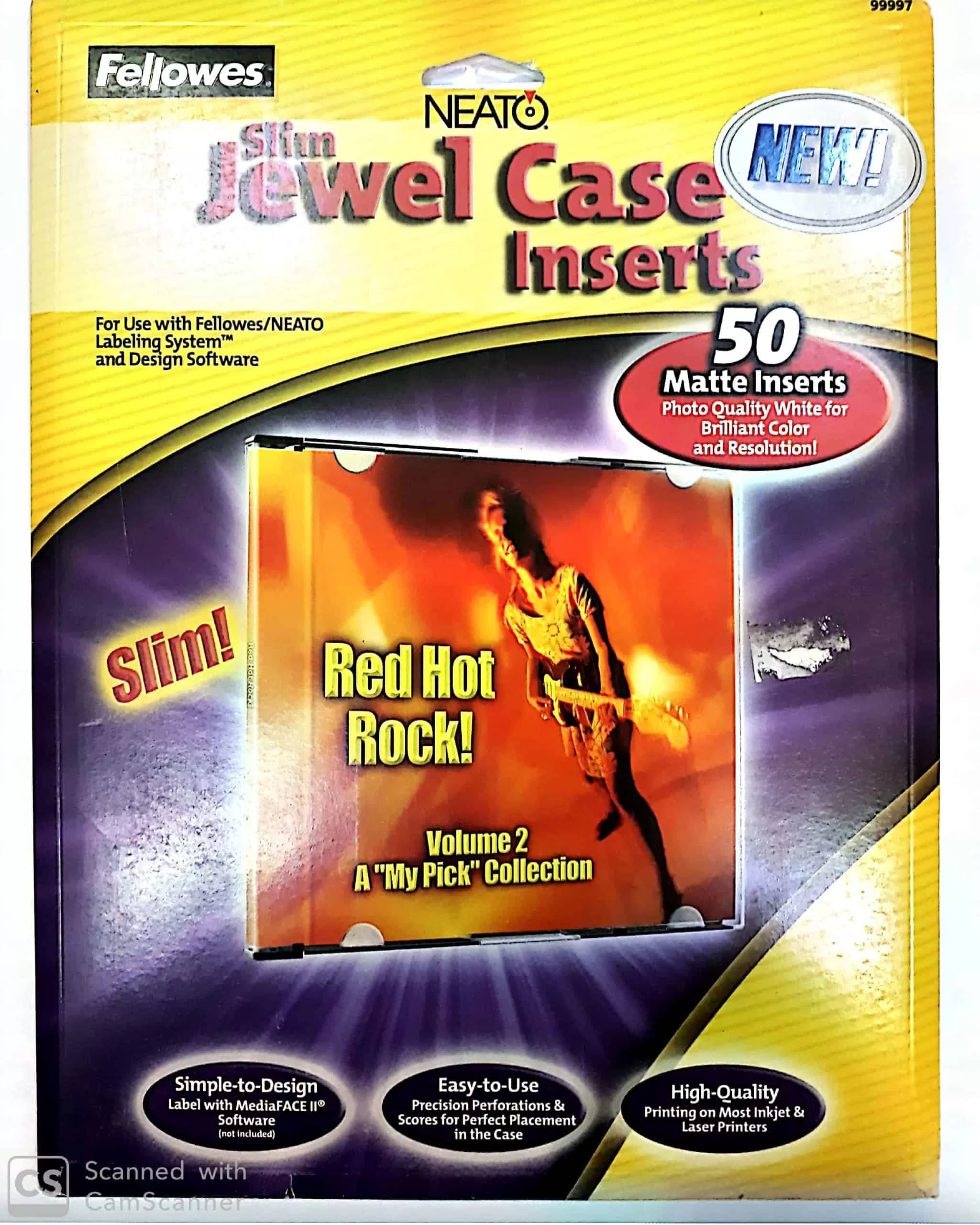 Εκτυπωσιμα Εξωφυλλα Για θηκες CD Jewel Case Fellowes 50 τεμαχια (99997) 3 Εκτυπωσιμα Εξωφυλλα Για θηκες CD Jewel Case Fellowes 50 τεμαχια (99997)