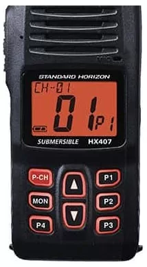 Standard Horizon HX407E Commercial Grade UHF On Board Radio