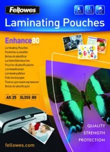 Fellowes Enhance 80 Micron A4 Size Laminating