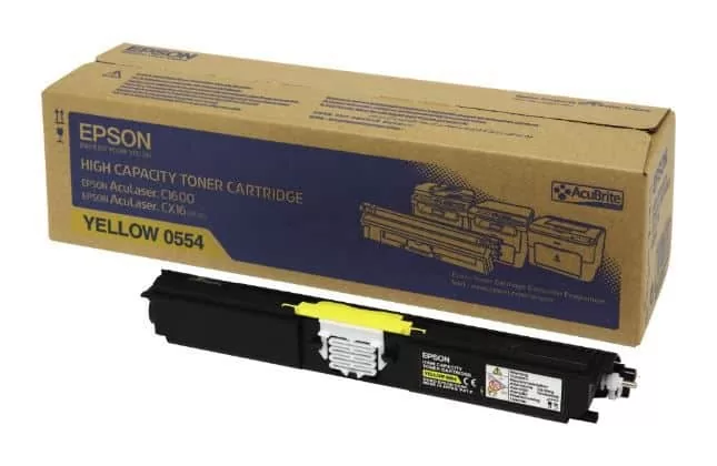 Epson 0554 High Capacity Yellow Toner Cartridge - (C13S050554), 2.7K 3 Epson 0554 High Capacity Yellow Toner Cartridge - (C13S050554), 2.7K