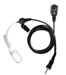 Komunica PWR-TUB-VX7 Μικροακουστικό Σιλικόνης με διάφανο σπιράλ και μικρόφωνο πέτου