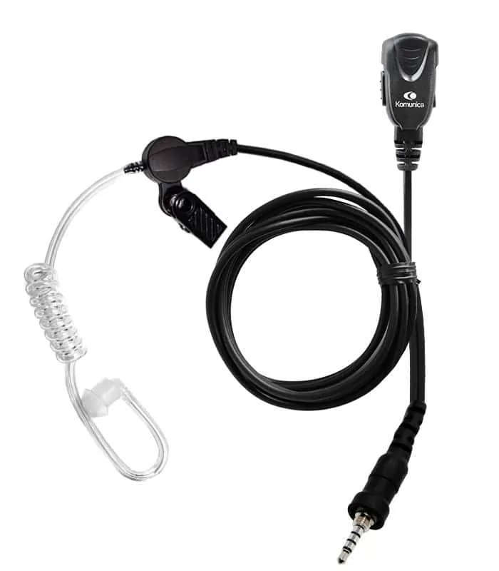 Komunica PWR-TUB-VX7 Μικροακουστικό Σιλικόνης με διάφανο σπιράλ και μικρόφωνο πέτου 3 Komunica PWR-TUB-VX7 Μικροακουστικό Σιλικόνης με διάφανο σπιράλ και μικρόφωνο πέτου