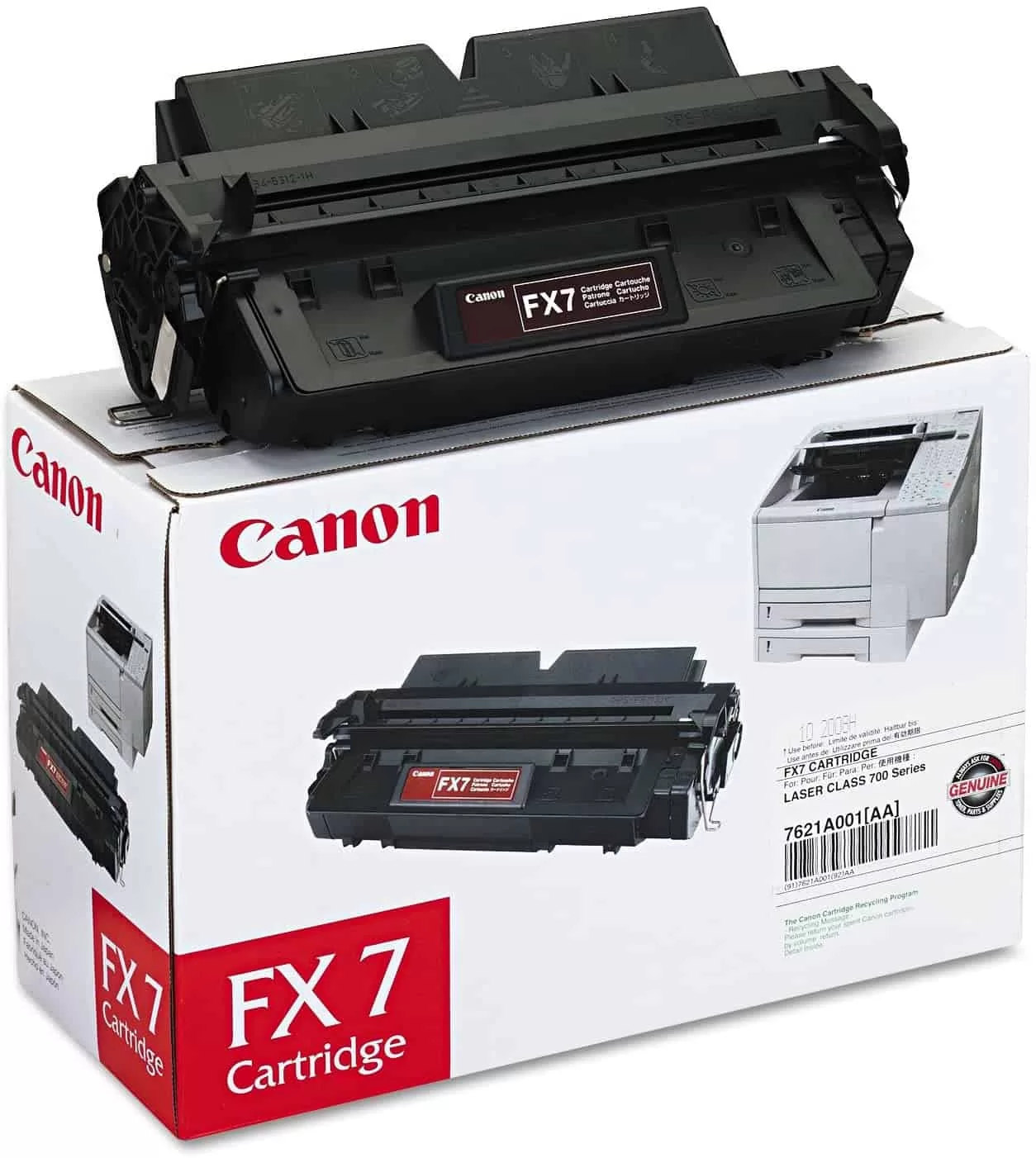 Canon toner cartridge black (7621A002, FX7) 4.5K 3 Canon toner cartridge black (7621A002, FX7) 4.5K