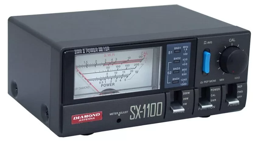 DIAMOND SWR/Power Meter SX1100 HF/VHF/UHF/SHF 3 DIAMOND SWR/Power Meter SX1100 HF/VHF/UHF/SHF