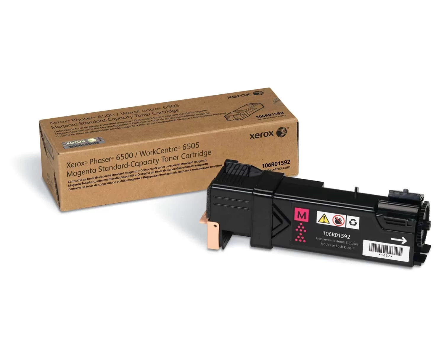 Xerox toner cartridge magenta (106R01592, 106R1592) Phaser 6500 DN 1000pgs 3 Xerox toner cartridge magenta (106R01592, 106R1592) Phaser 6500 DN 1000pgs