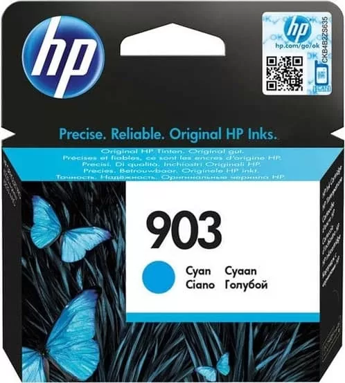 HP printcartridge Cyan (T6L87AE, 903), 315Pgs