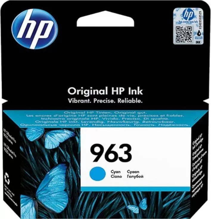 HP printcartridge cyan (3JA23AE, 963) 700pgs